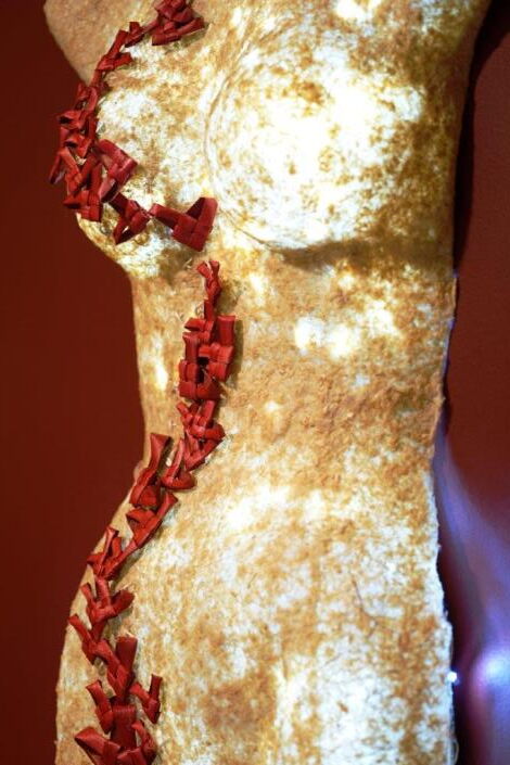 AllFlax by Wendy Naepflin - multimedia - flax paper torso AllFlax by Wendy Naepflin - multimedia - flax paper torso