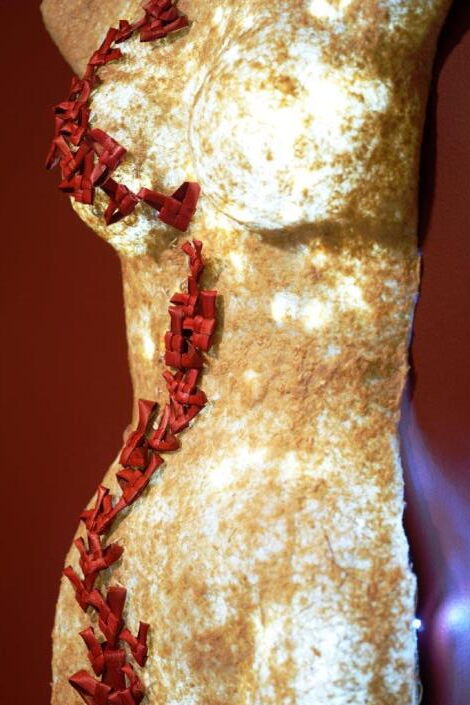 AllFlax by Wendy Naepflin - multimedia - flax paper torso