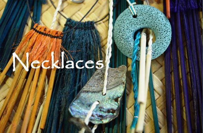 AllFlax - contemporary flax weaving: necklaces