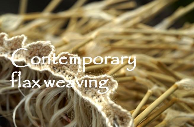 Contemporary flax weaving